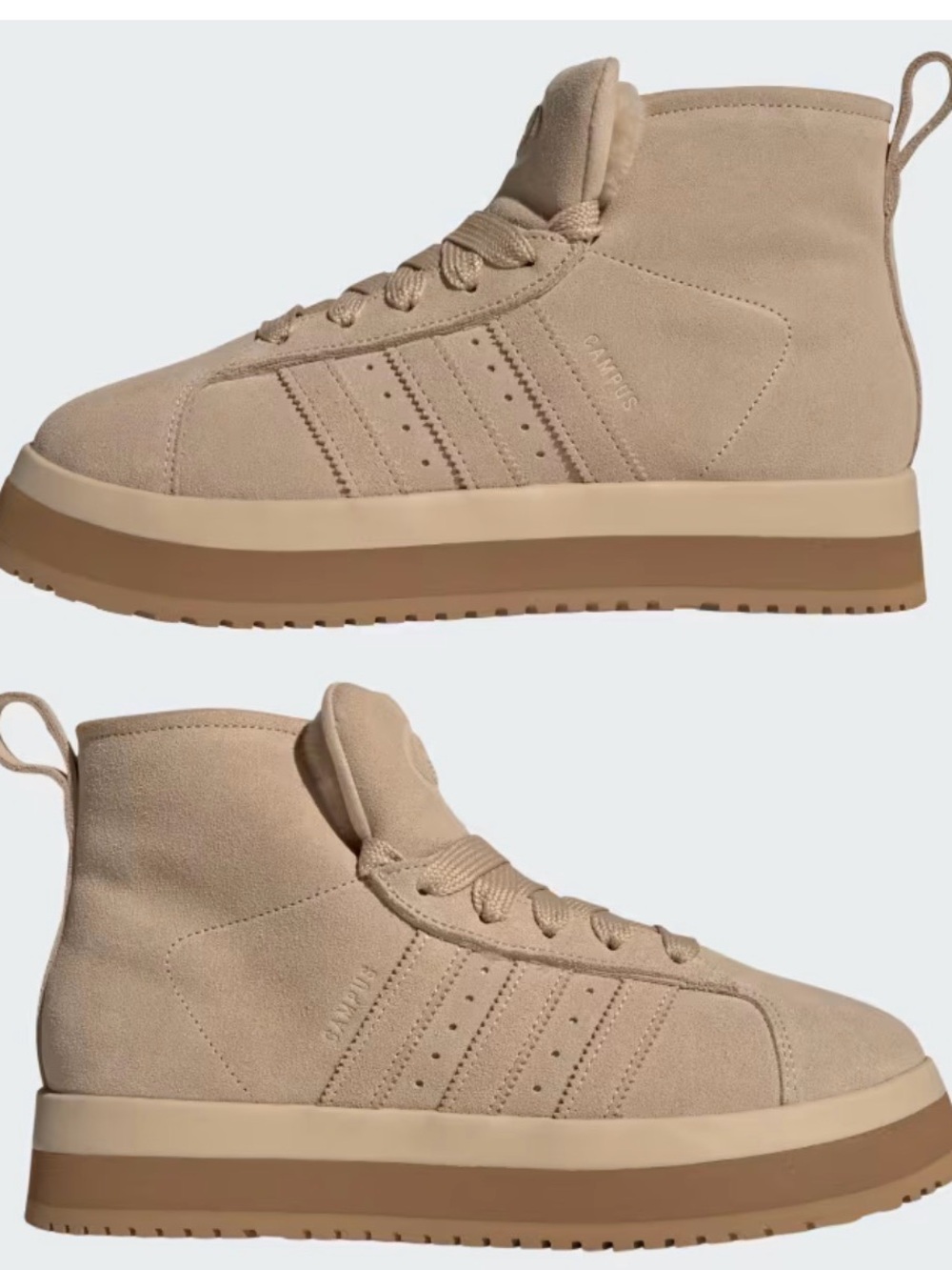 CAMPUS 00S WINTER MID SHOES platform suede